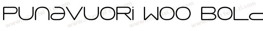 Punavuori W00 Bold字体转换